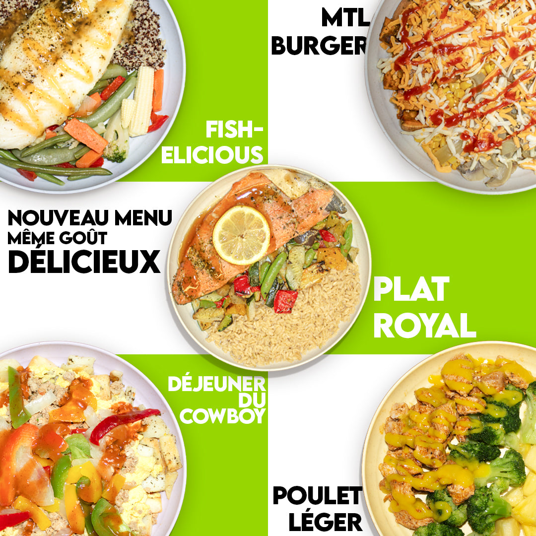 Repas santé livrés à Montréal & Laval