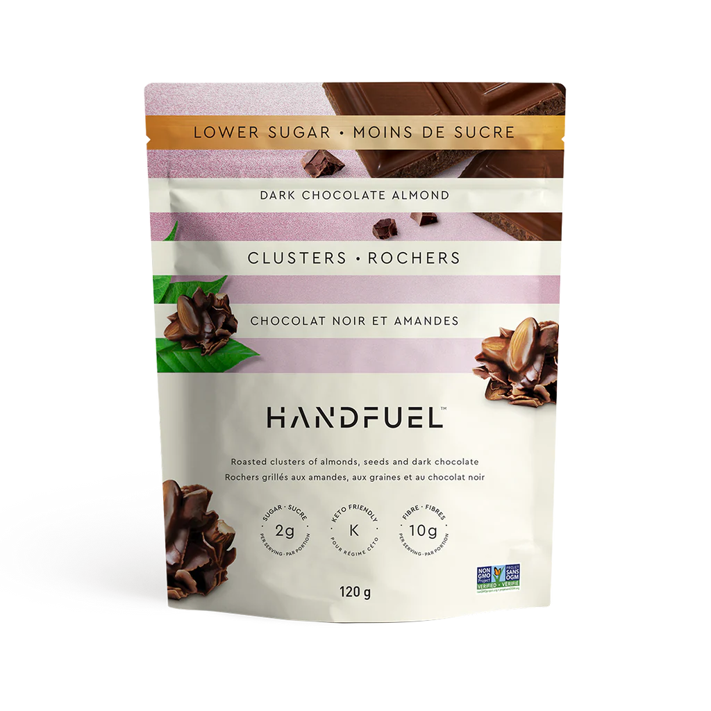 HANDFUEL- CHOCOLAT NOIR ET AMANDE 120G - HULKMEAL