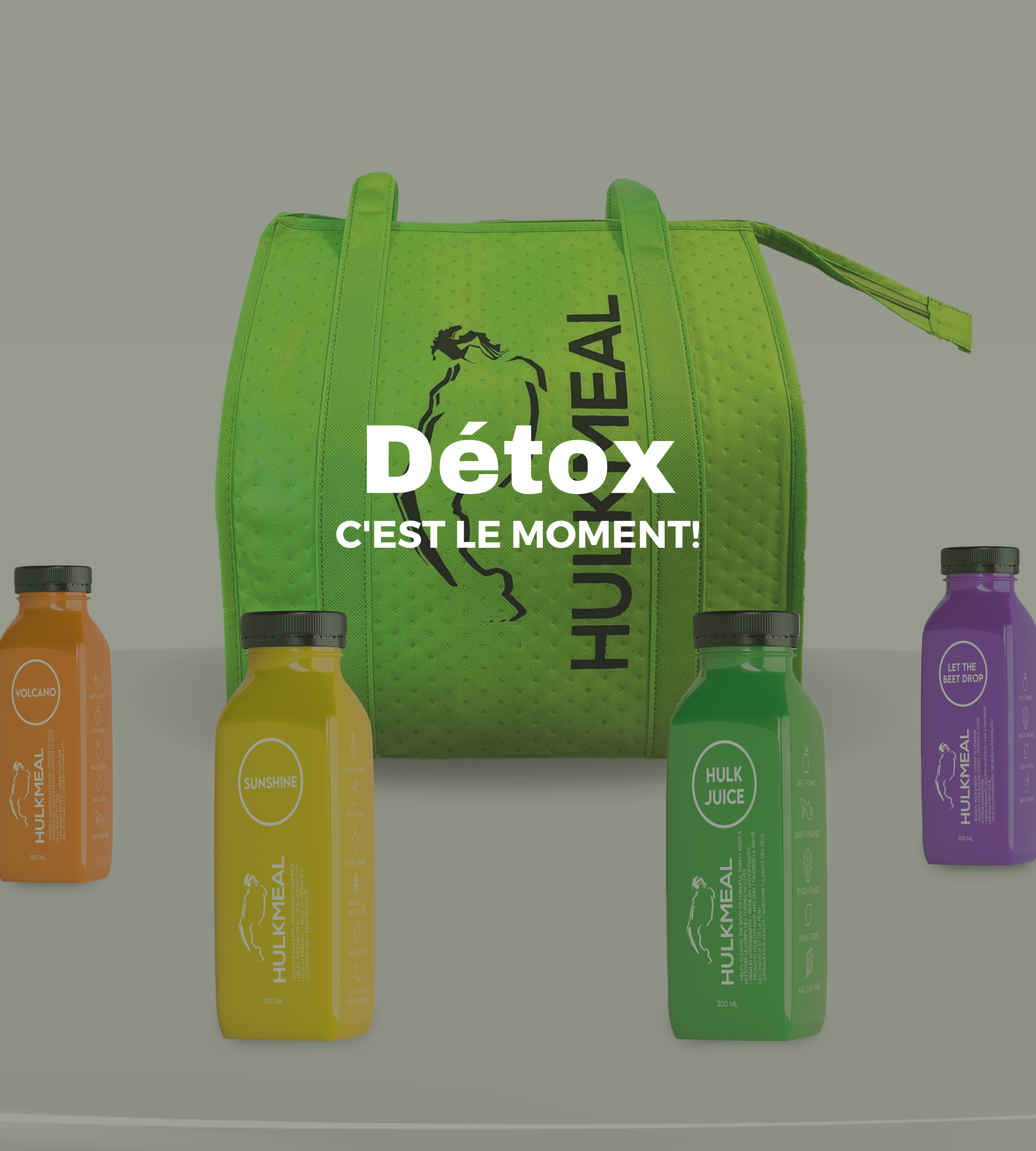 DEtox bag from hulkmeal and cold pressed juices 