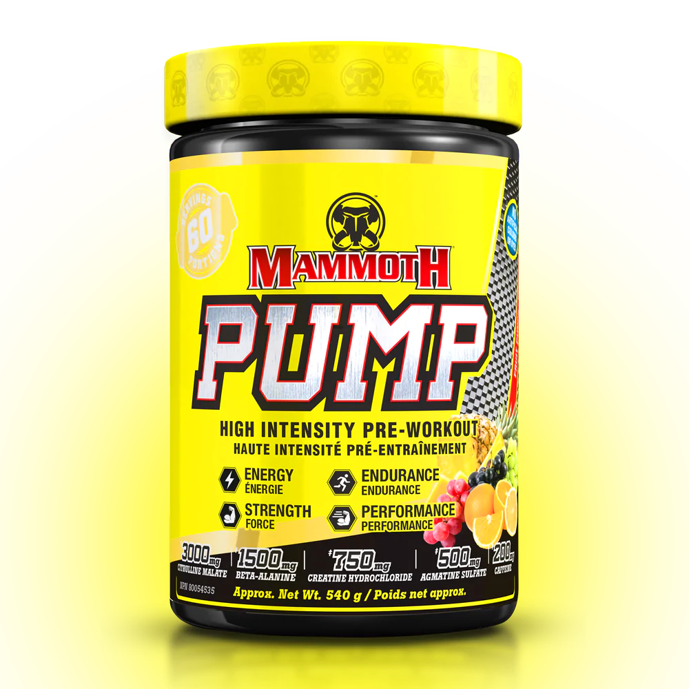 MAMMOTH PUMP PRÉ ENTRAINEMENT (540G) - HULKMEAL