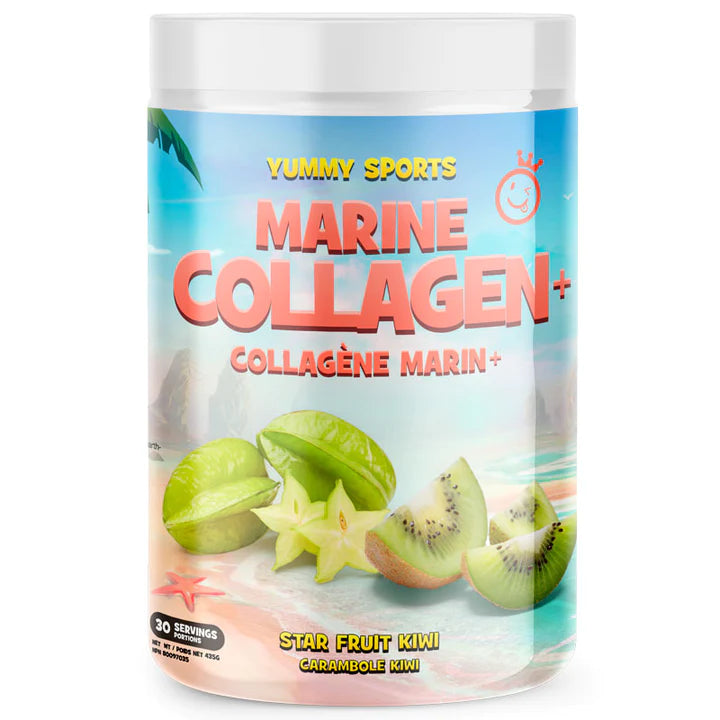 YUMMY SPORTS COLLAGÈNE MARIN (435G) - HULKMEAL