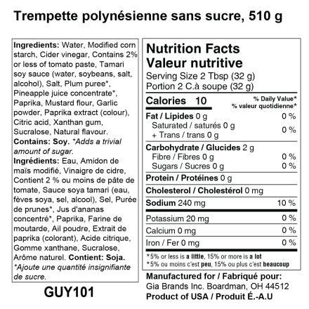 G HUGHES TREMPETTE (510G)