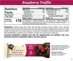NUGO SLIM- TRUFFE AUX FRAMBOISES