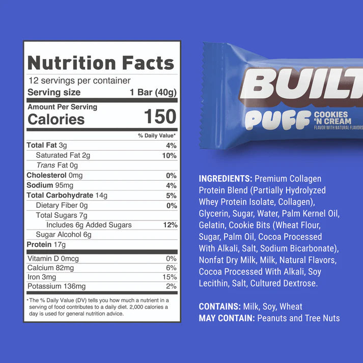 BUILT - PUFF PROTEIN BARS