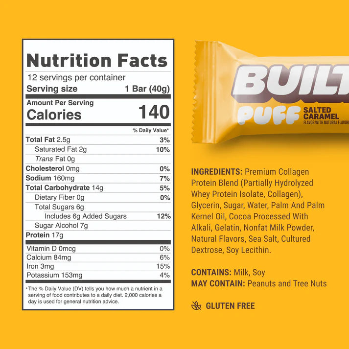 BUILT - PUFF PROTEIN BARS