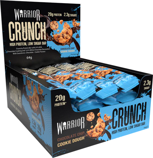 WARRIOR CRUNCH BARRE PROTÉINÉ (60G) - HULKMEAL (Store description)