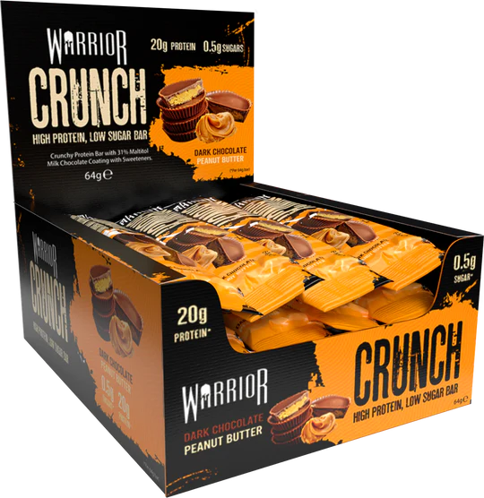 WARRIOR CRUNCH BARRE PROTÉINÉ (60G) - HULKMEAL (Store description)