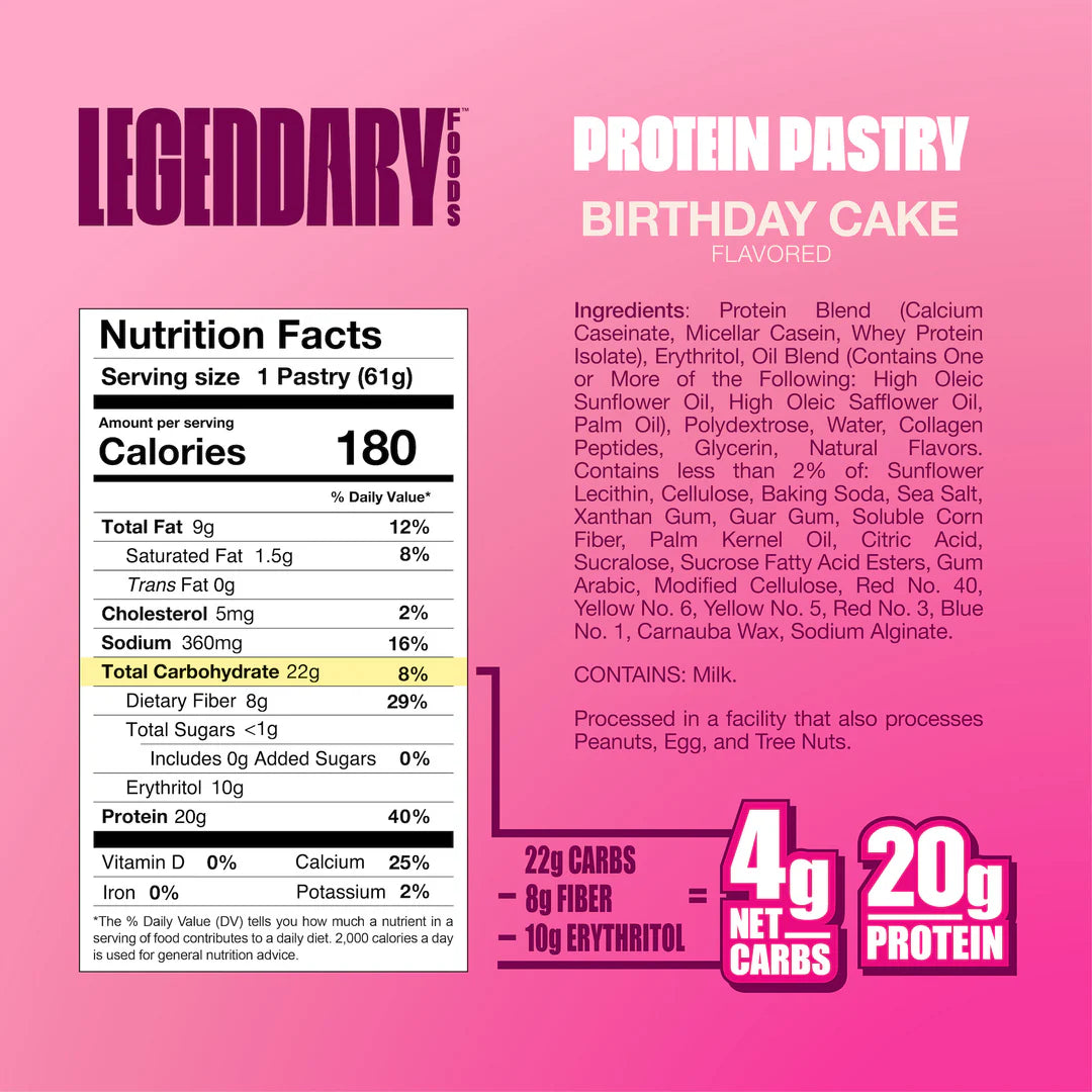 LEGENDARY FOODS - PROTEIN PASTRY (61g)