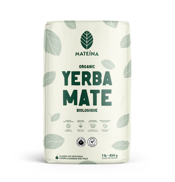MATEINA YERBA MATE BIOLOGIQUE EN FEUILLES 454G - HULKMEAL