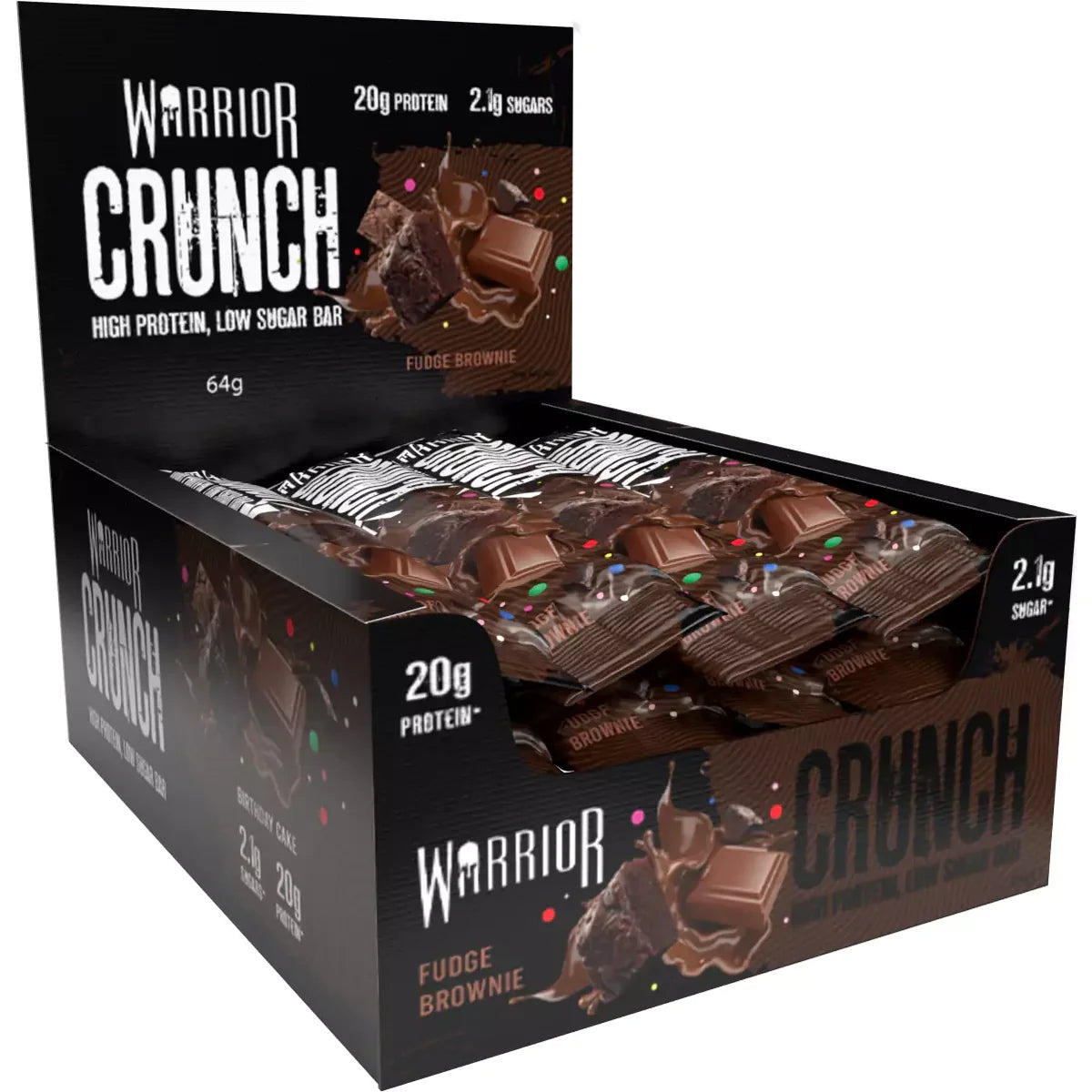 WARRIOR CRUNCH BARRE PROTÉINÉ (60G) - HULKMEAL (Store description)