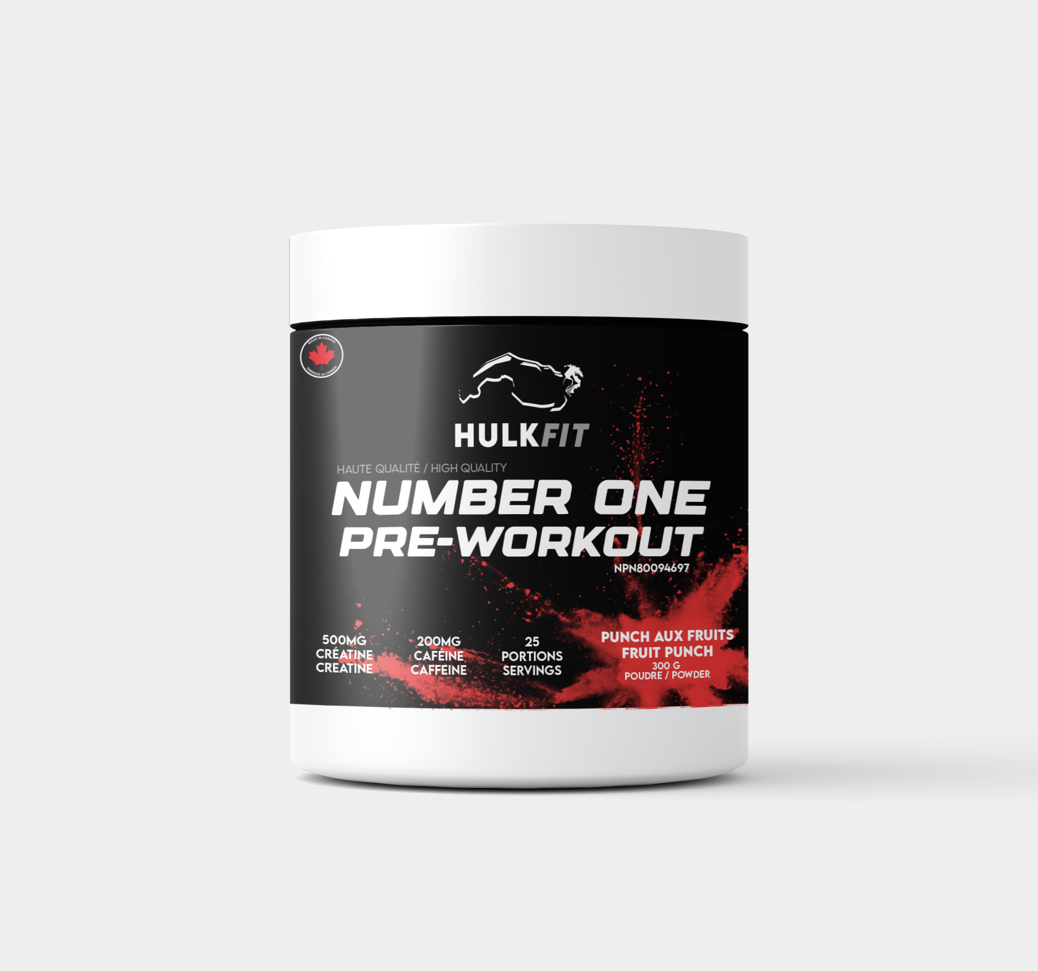 HULKFIT NUMBER ONE PRE-WORKOUT (300G)