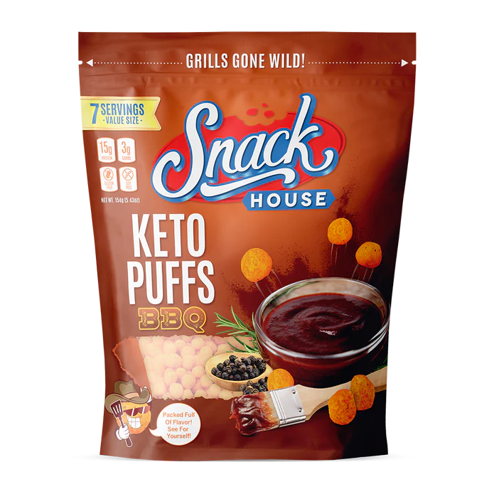 SNACK HOUSE KETO PUFFS - BARBECUE